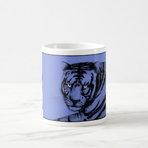 BLAUE TIGER KAFFEETASSE