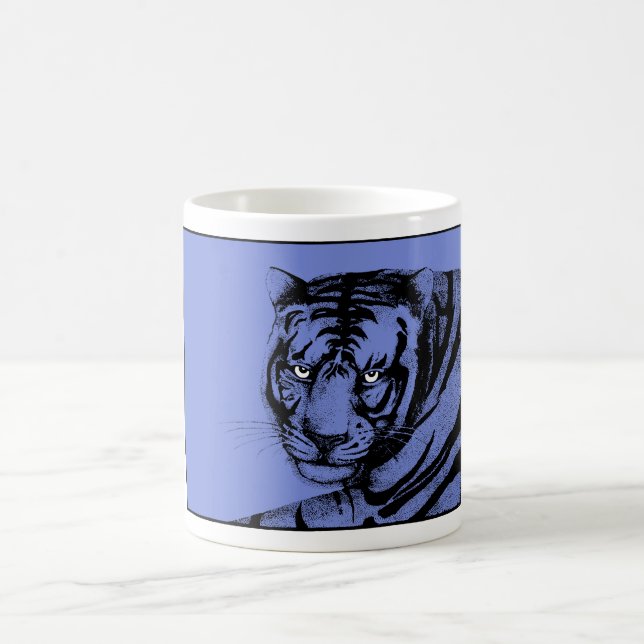 BLAUE TIGER KAFFEETASSE (Mittel)
