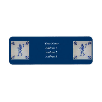 Blaue Tile Delft - Vorlage