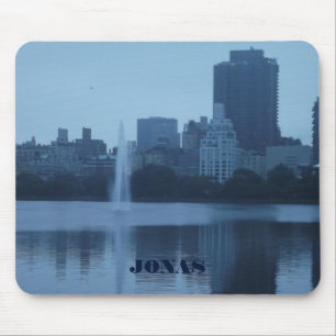 Blaue Töne - Landschaft New Yorks Mousepad