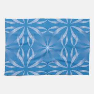 Blaue Topas-Muster Küchentuch