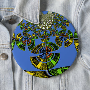 Blaue Tradition Button