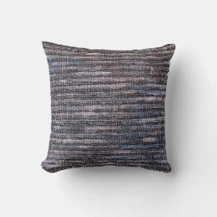 Blaue Trauben-Attrappe-Weave-Burlap Kissen