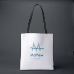 Blaue Trauzeuge mit Namensbuchstaben männlich pro Tasche<br><div class="desc">Gestaltung</div>