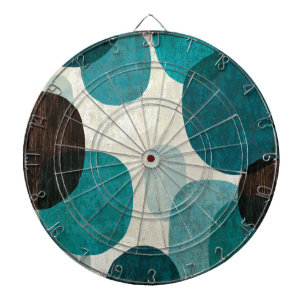 Blaue Tropfen Dartscheibe