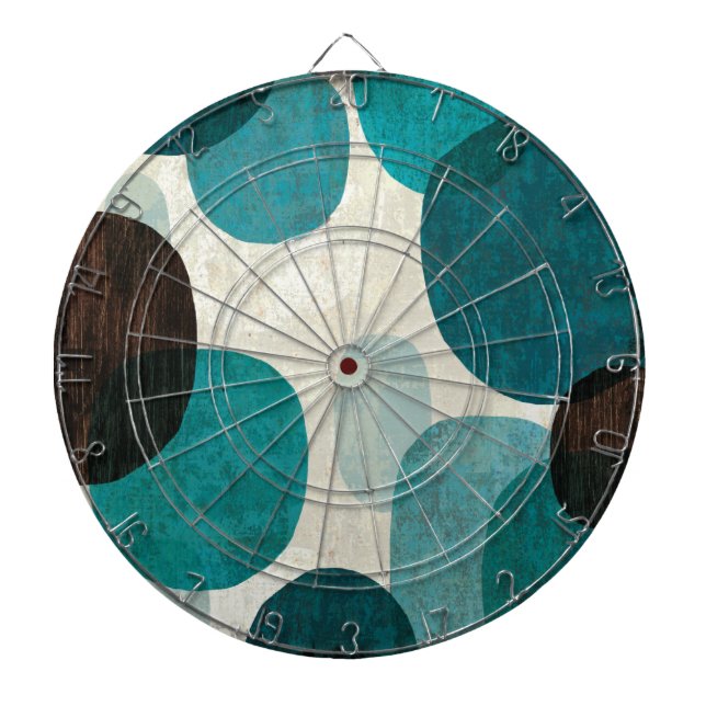 Blaue Tropfen Dartscheibe (vorne)