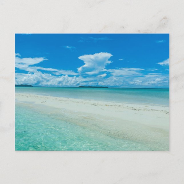 Blaue tropische Küste, Palau Postkarte (Vorderseite)