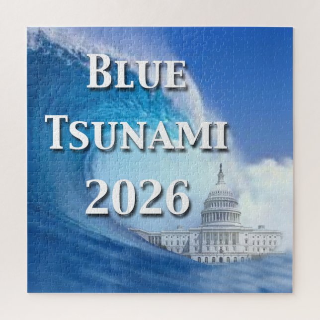 Blaue Tsunami-Wahl 2026 (Vertikal)