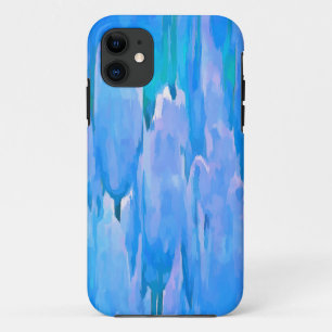 Blaue Tulissen Abstraktes Blumenmuster Case-Mate iPhone Hülle