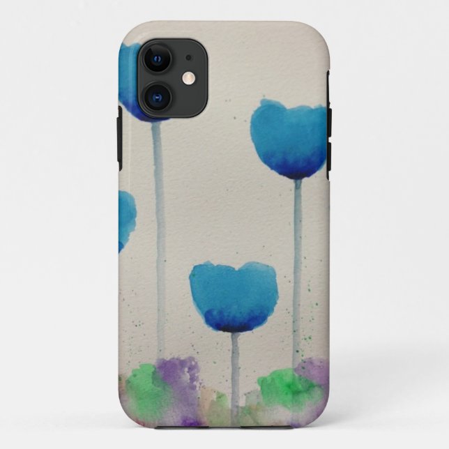 Blaue Tulpe iPhone 5/5s/5c Case-Mate iPhone Hülle (Rückseite)