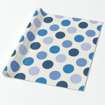 Blaue Tupfen