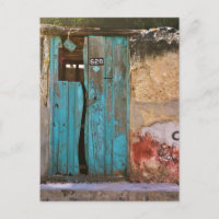 Blaue Tür in Merida