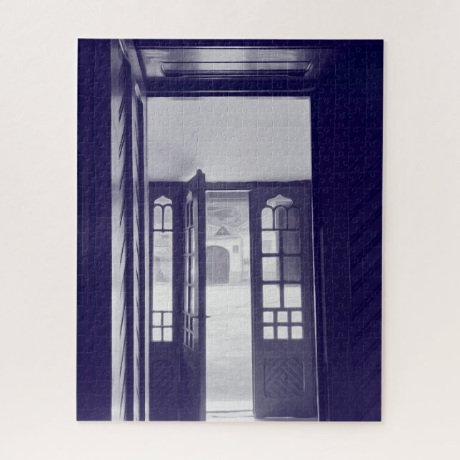 Blaue Türen (Vertikal)