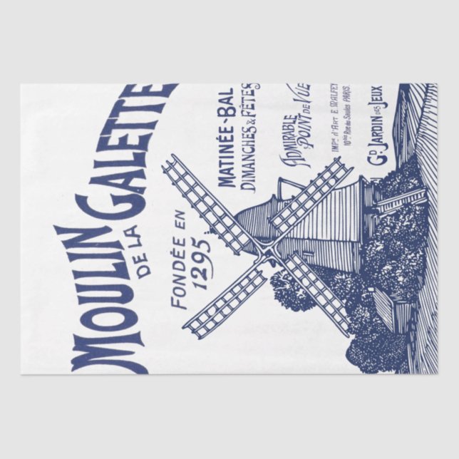Blaue Typografie: Entschlüsselung alter Texte Seidenpapier (Vorderseite)