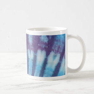 Blaue u. lila Krawatten-Tasse Kaffeetasse