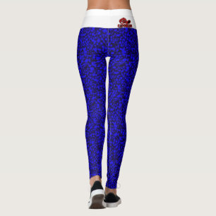 Blaue u. weiße königliche Schmerz-Leggings Leggings