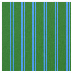 Blaue und dunkelgrüne Streifen Stoff
