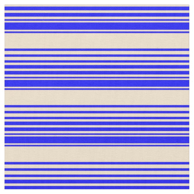 Blaue und farbige Streifen Stoff (Nahaufnahme)