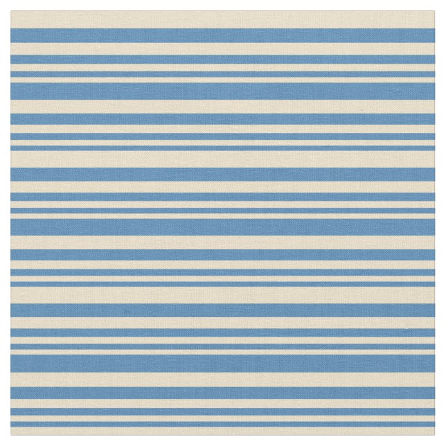 Blaue und farbige Streifen Stoff (Nahaufnahme)