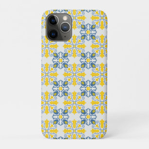 Blaue und gelbe hübsche portugiesische Fliesen Case-Mate iPhone Hülle