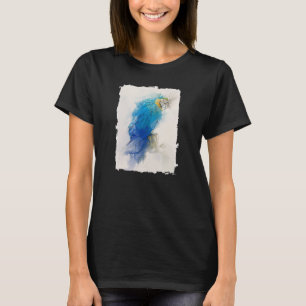 Blaue und gelbe Papageienara Nr. 3 Tierporträt  T-Shirt