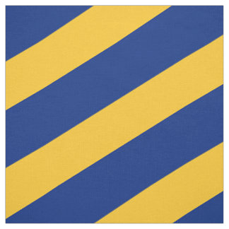 Blaue und gelbe Streifen Stoff