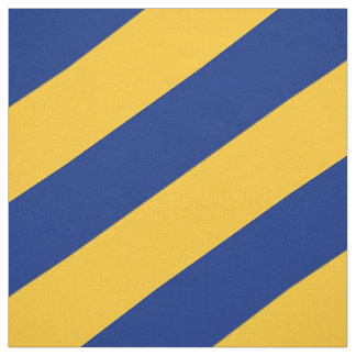 Blaue und gelbe Streifen Stoff