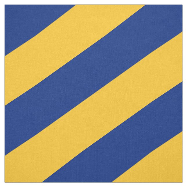 Blaue und gelbe Streifen Stoff (Muster)