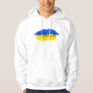 Blaue und Gelbe Ukraine Inspiriert Frieden ohne Kr Hoodie
