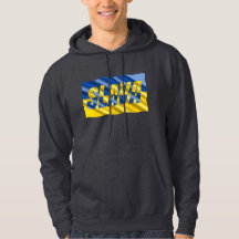 Blaue und Gelbe Ukraine Inspiriert Frieden ohne Kr
