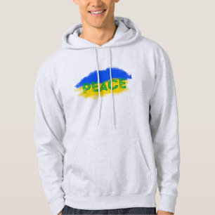 Blaue und Gelbe Ukraine Inspiriert Frieden ohne Kr Hoodie