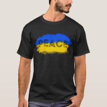 Blaue und Gelbe Ukraine Inspiriert Frieden ohne Kr