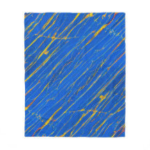 Blaue und goldene Streifen