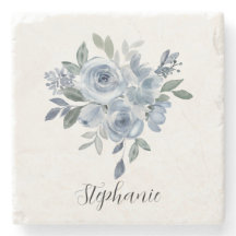 Blaue und grüne Blume