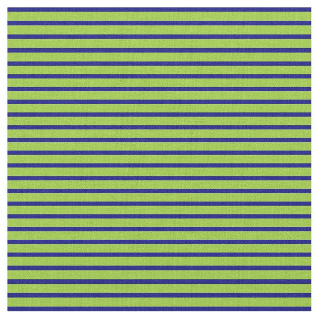 Blaue und grüne Farblinien Stoff (Nahaufnahme)