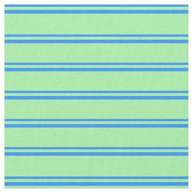 Blaue und grüne Farblinien Stoff (Nahaufnahme)
