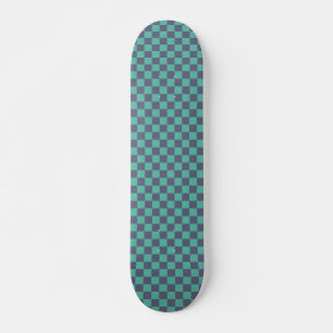 Blaue und grüne Karton Skateboard