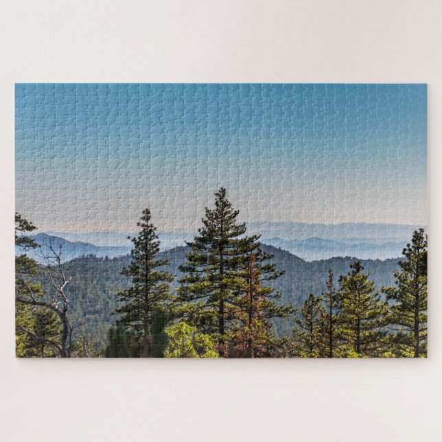 Blaue und grüne Natur Bergwelt Wandern (Horizontal)