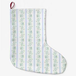 Blaue und grüne Weihnachten Großer Weihnachtsstrumpf