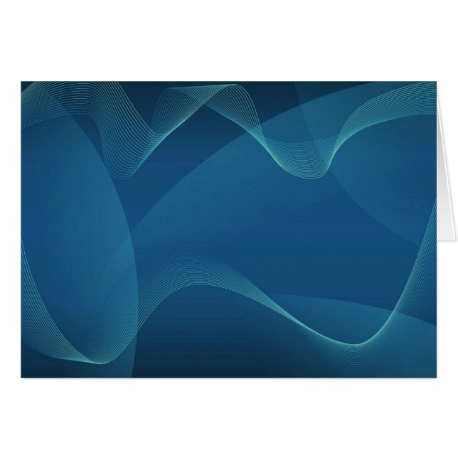 Blaue und grüne Welle (Vorderseite (Horizontal))