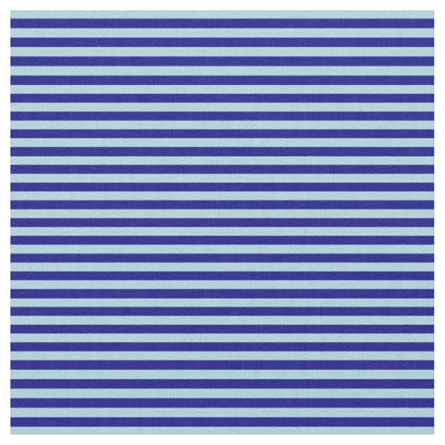 Blaue und hellblaue Linien/Streifen-Muster Stoff (Nahaufnahme)