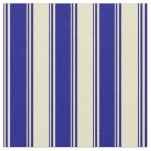 Blaue und helle Goldenrod farbene Streifen Stoff