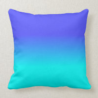 Blaue und helle Neonaqua Ombré Schatten-Neonfarbe
