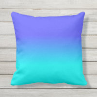 Blaue und helle Neonaqua Ombré Schatten-Neonfarbe