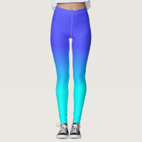 Blaue und helle Neonaqua Ombré Schatten-Neonfarbe