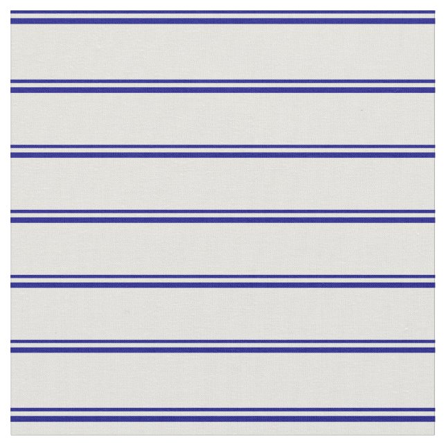 Blaue und hellgelbe farbige Linien Stoff (Nahaufnahme)