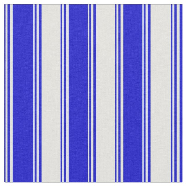 Blaue und leichte Cyan-Linien Stoff (Nahaufnahme)