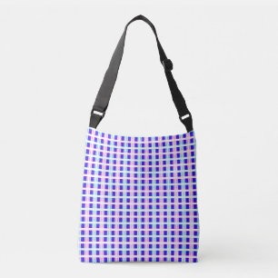 Blaue und lila elektrische Retro Tragetaschen Mit Langen Trägern