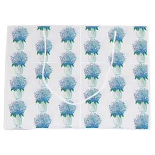 Blaue und Lila Hydrangea Große Geschenktüte