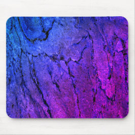Blaue und Lila Marmorgestaltung Mousepad